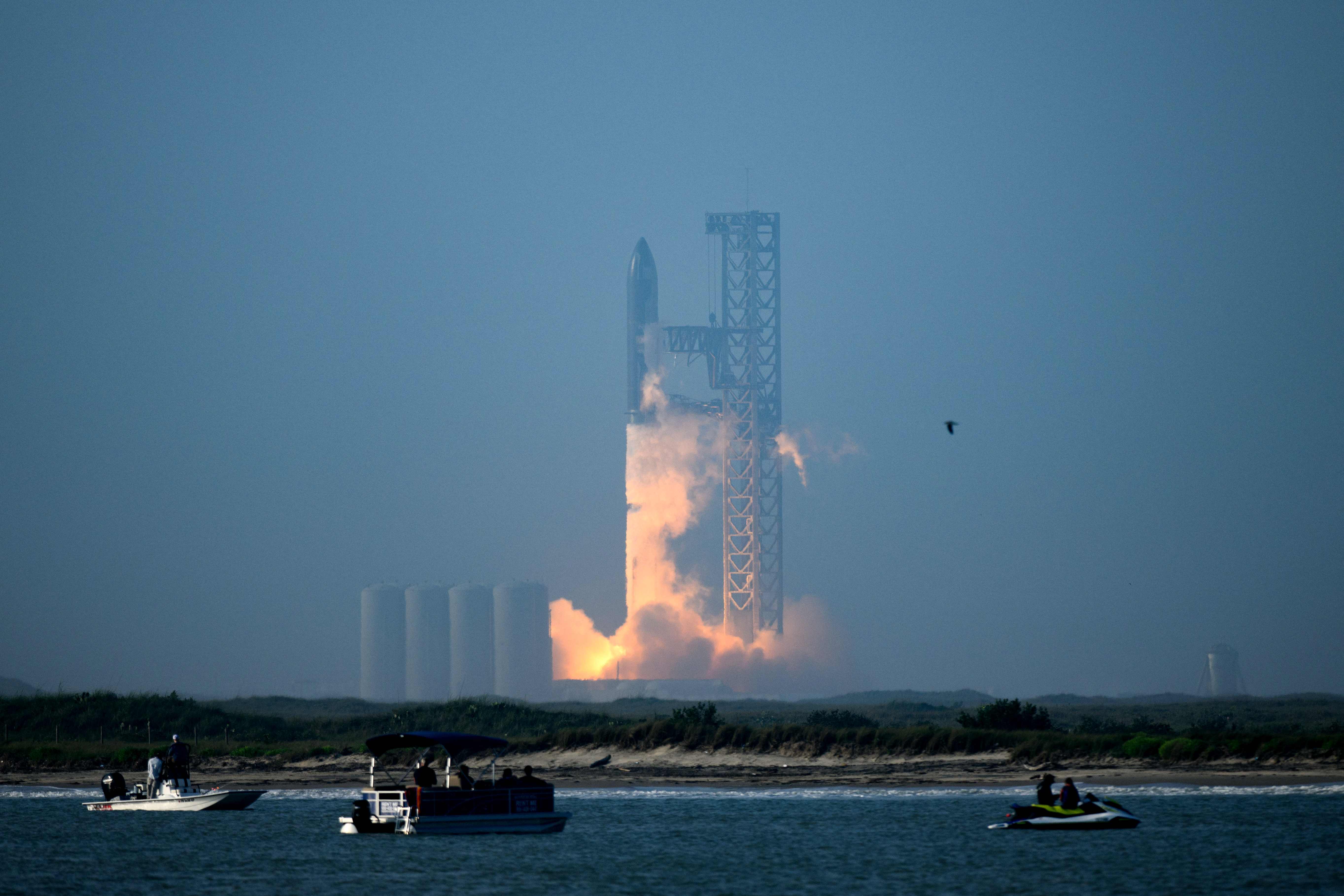 El gran cohete Starship de la empresa SpaceX'