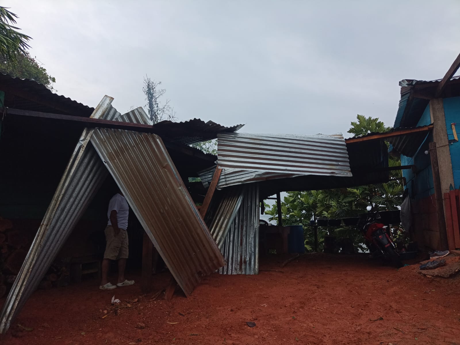 Lluvias provocan daños: las imágenes que muestran inundaciones y casas sin techo en Petén, Alta Verapaz, San Marcos e Izabal