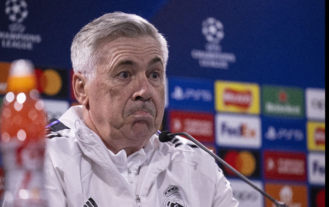 Carlo Ancelotti, técnico del Real Madrid, habló del dominio del Real Madrid en el torneo de la Champions League. (Foto Prensa Libre: EFE).