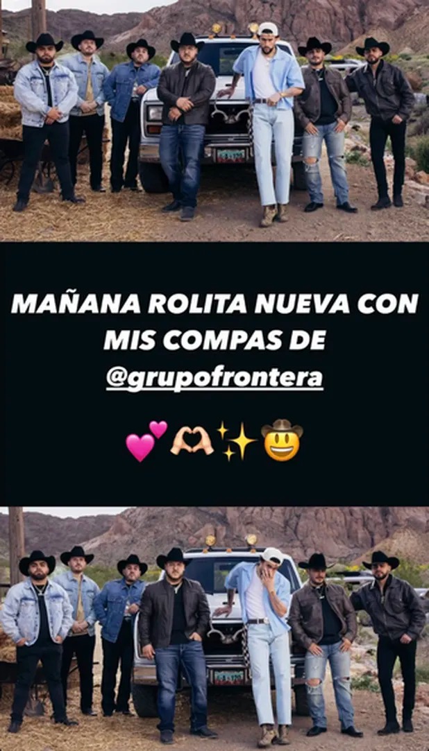 BAd bunny y Grupo Frontera