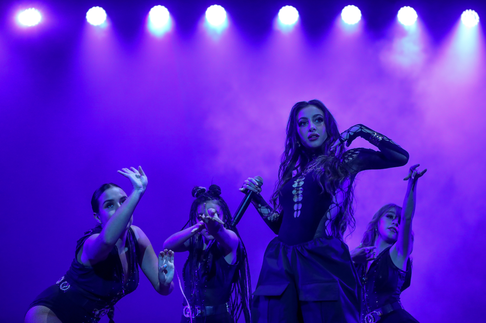 Mar Solis durante el concierto de Camilo en Guatemala'