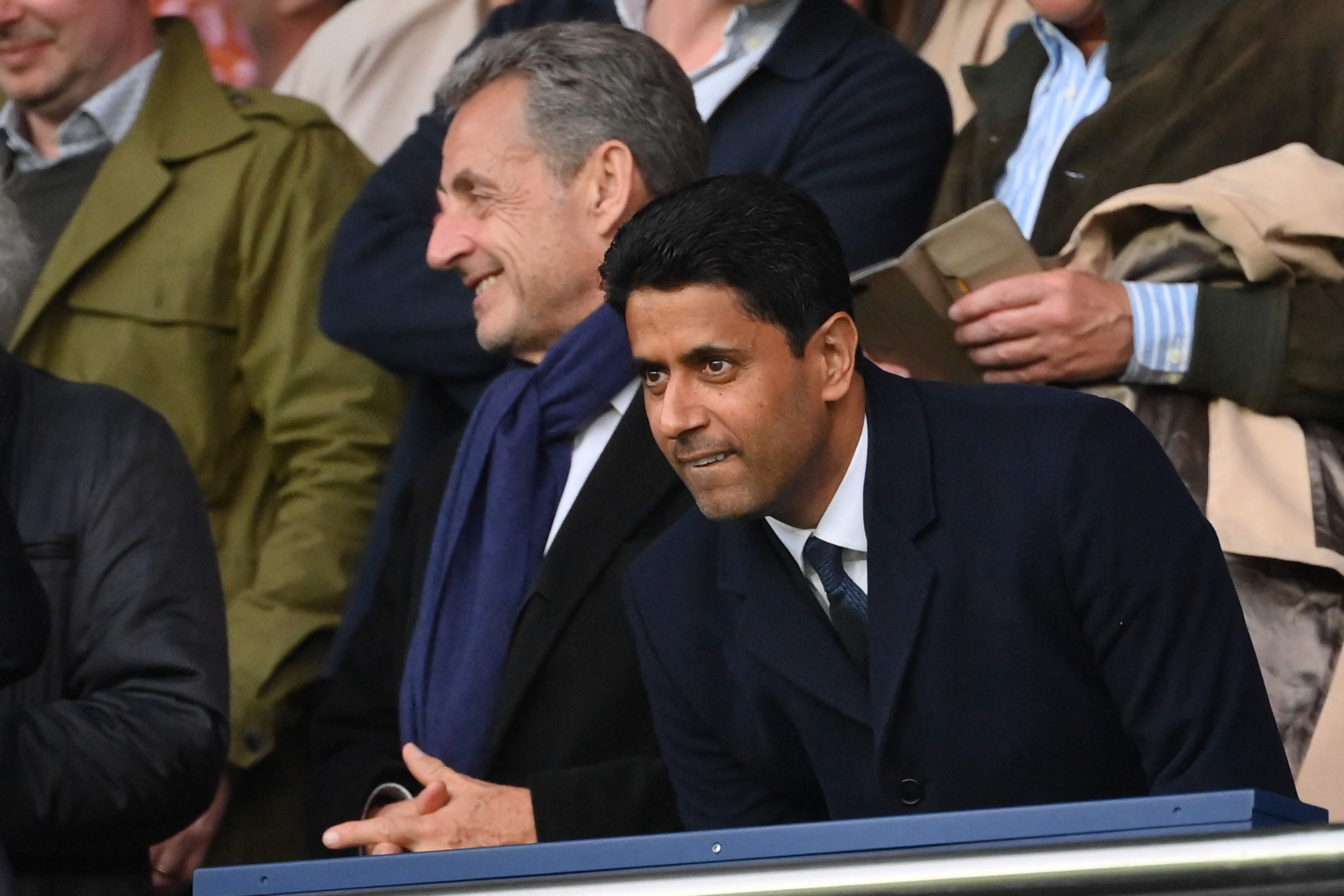 Nasser Al-Khelaïfi, presidente del PSG. (Foto Prensa Libre: AFP)