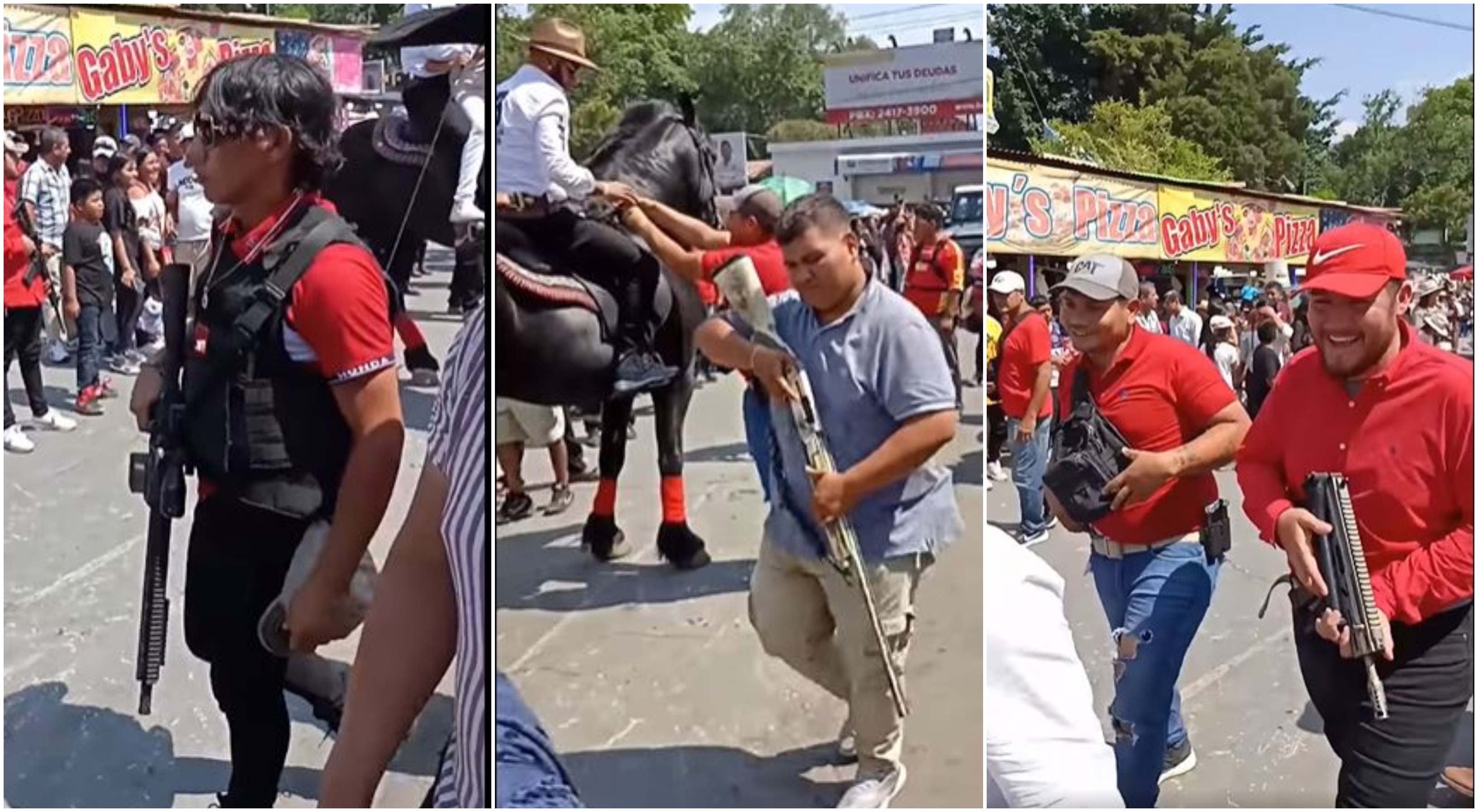 El MP junto con la PNC analizan vídeos, fotografías y otros indicios para determinar las acciones legales que tomarán en el caso del Desfile Hípico de Amatitlán. (Foto Prensa Libre: Captura de pantalla).