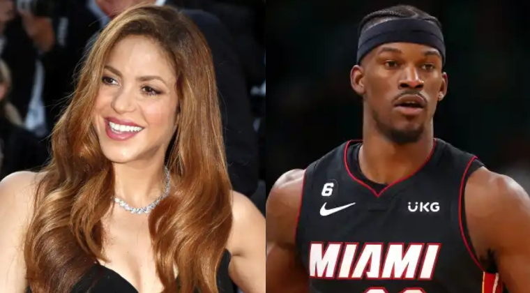 Shakira y Jimmy Butler