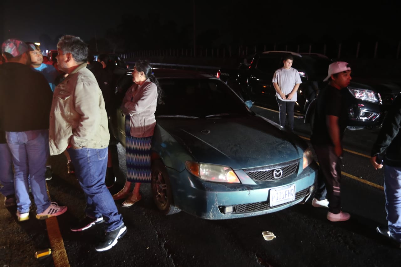 Fotos: las imágenes que narran cómo fue el retiro del peaje en la autopsita Palín-Escuintla'