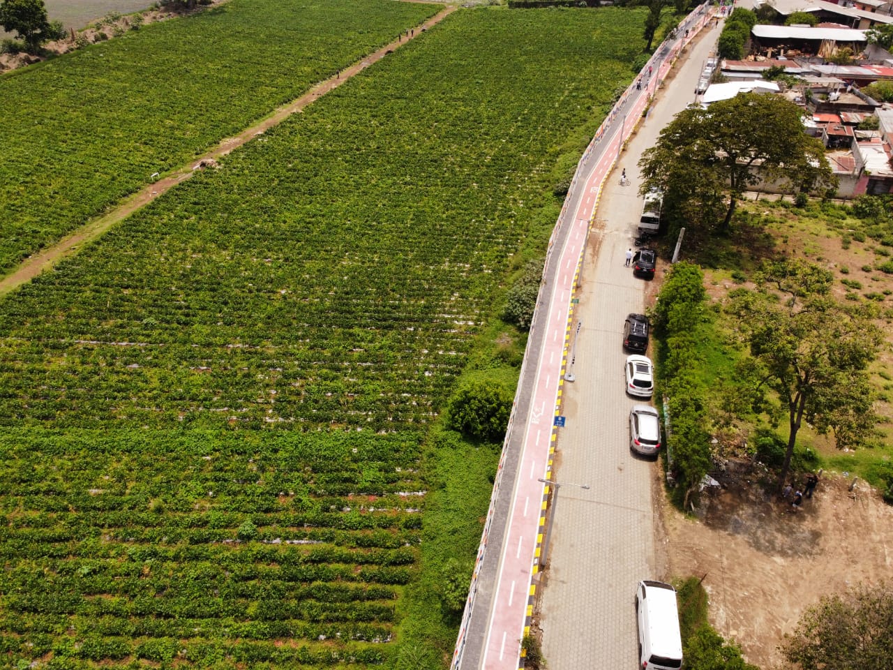 Fotos: Así fue la inauguración de la nueva BiciRuta 502 en Jocotenango, Antigua Guatemala'