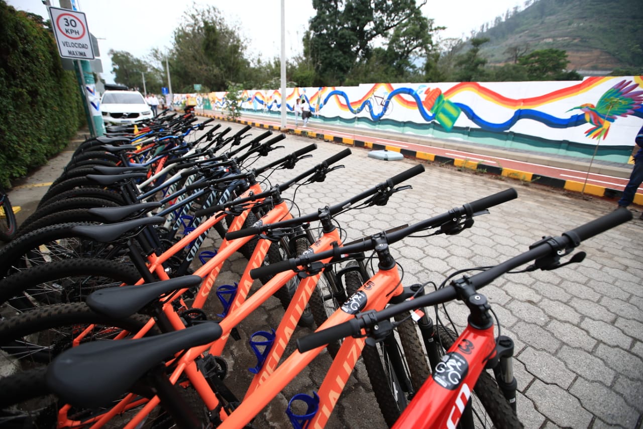 Fotos: Así fue la inauguración de la nueva BiciRuta 502 en Jocotenango, Antigua Guatemala'
