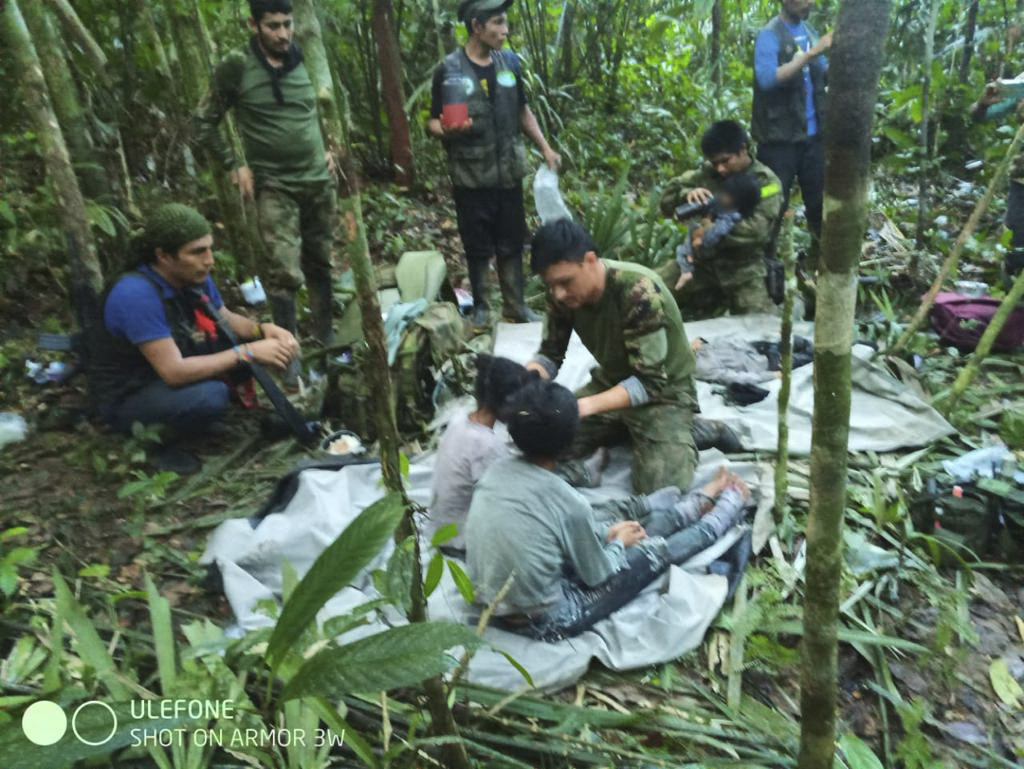 Los niños fueron encontrados después de 40 días de búsqueda