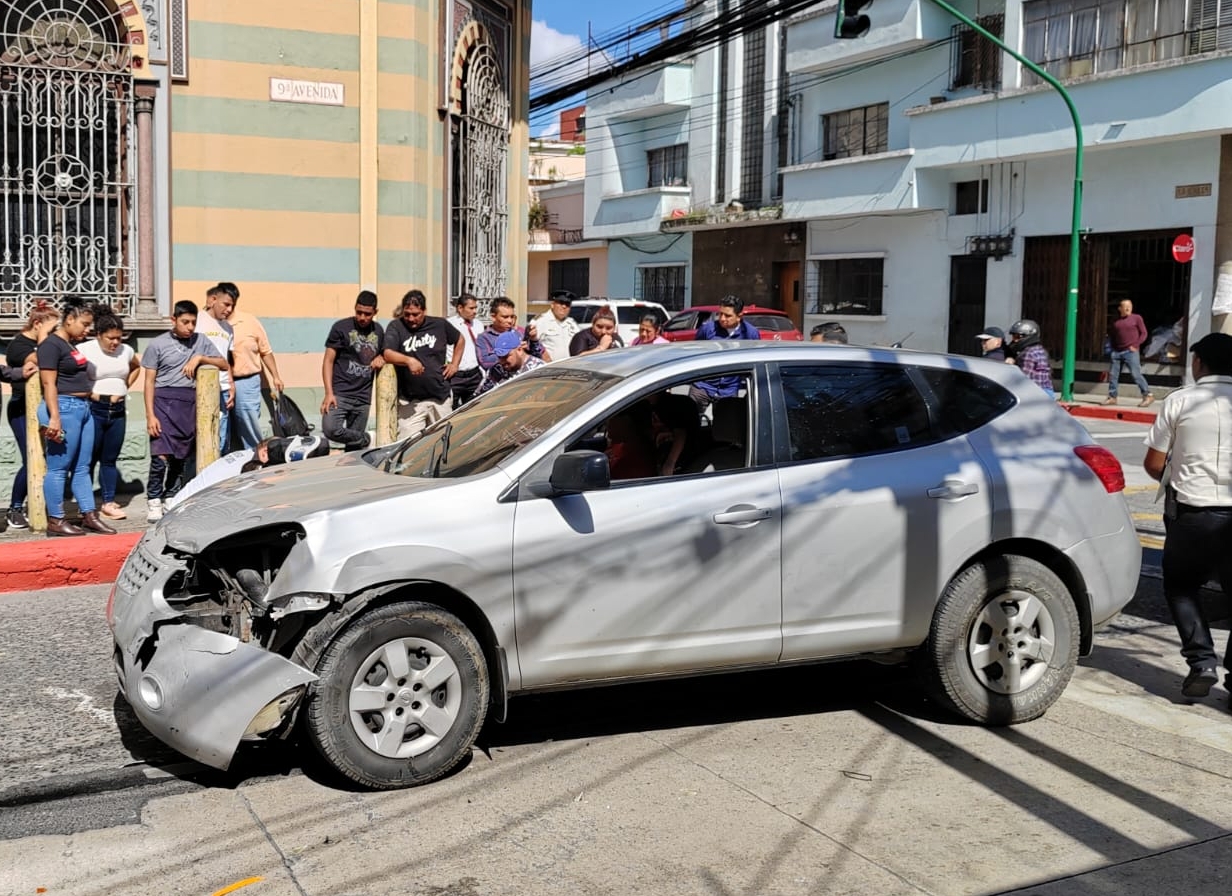 Colisión en la zona 1