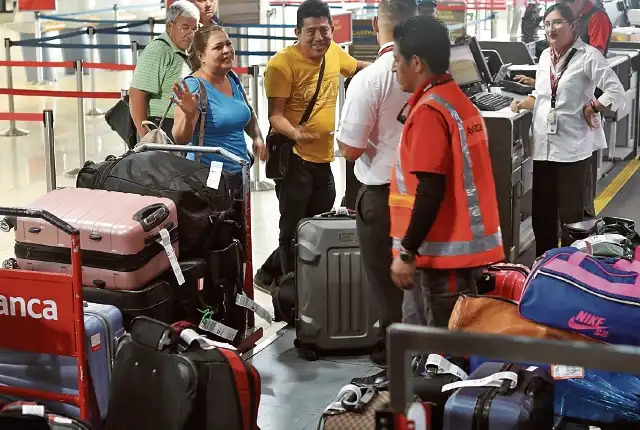 Tarifa por inspección de equipajes