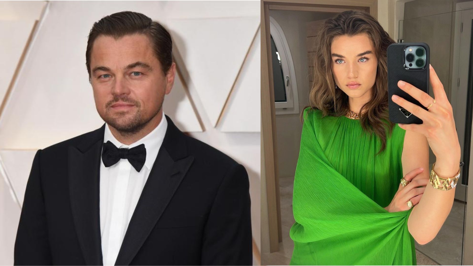 Leonardo DiCaprio juntamente con Meghan Roche