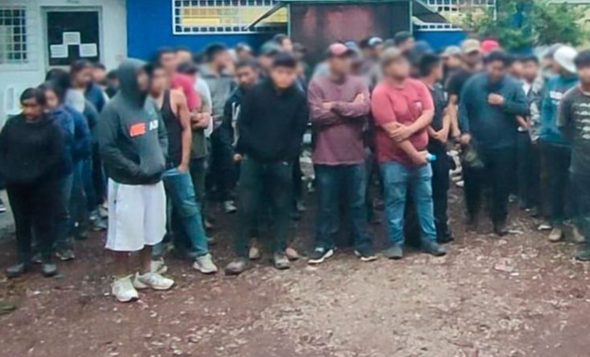 MIGRANTES GUATEMALTECOS DETENIDOS EN VERACRUZ