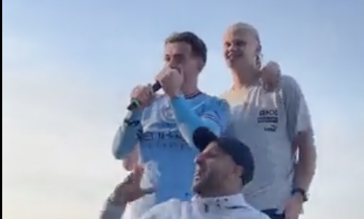 Jack Grealish no para de celebrar la Champions Del City