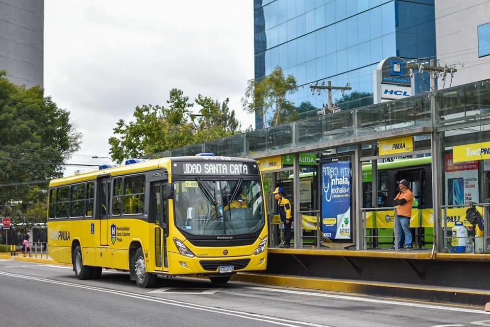 El transporte en el Trasnspinula será gratuito para menores de 15 años. (Fotor Prensa Libre: Transpinula)