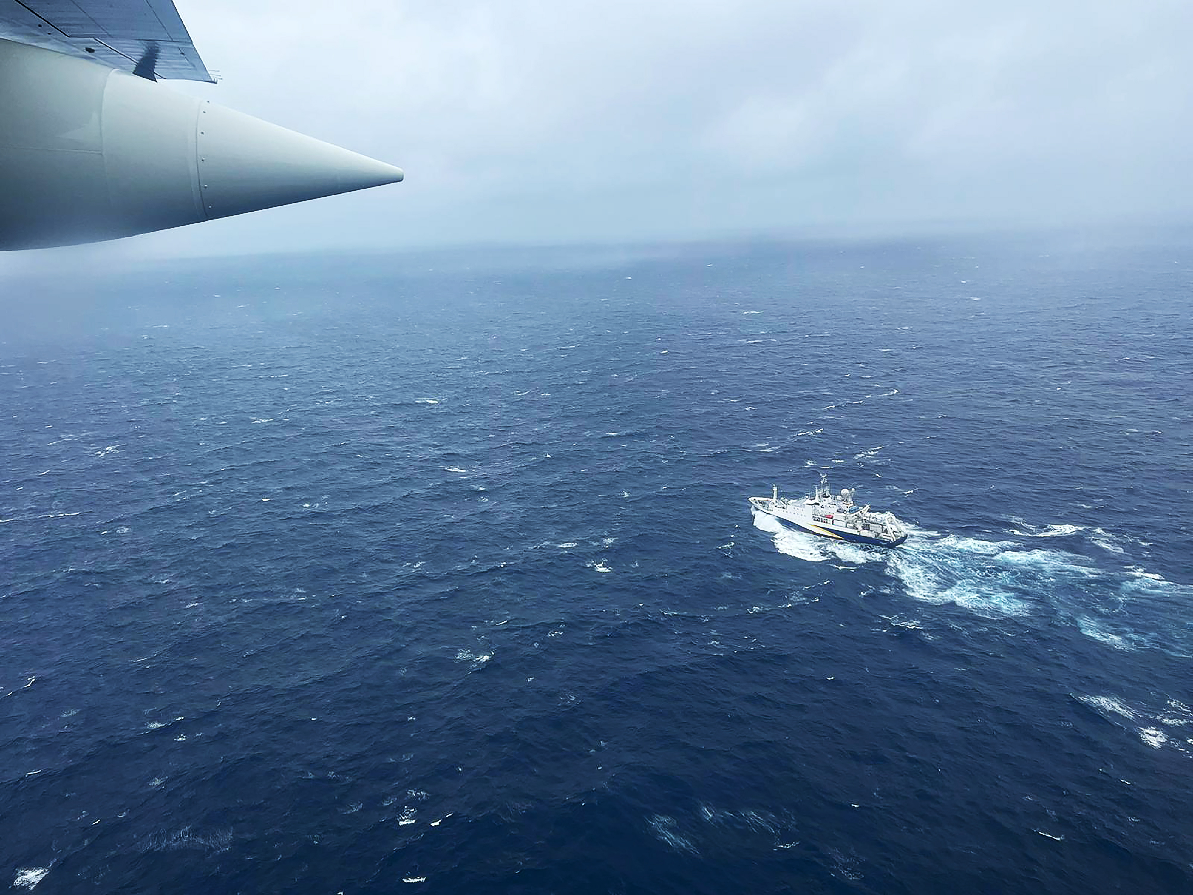 Los restos del Titán fueron hallados luego de varios días de búsqueda por la Guardia Costera de Estados Unidos. (Foto Prensa Libre: EFE/EPA/PETTY OFFICER 1ST CLASS AMBER HOWIE HANDOUT)