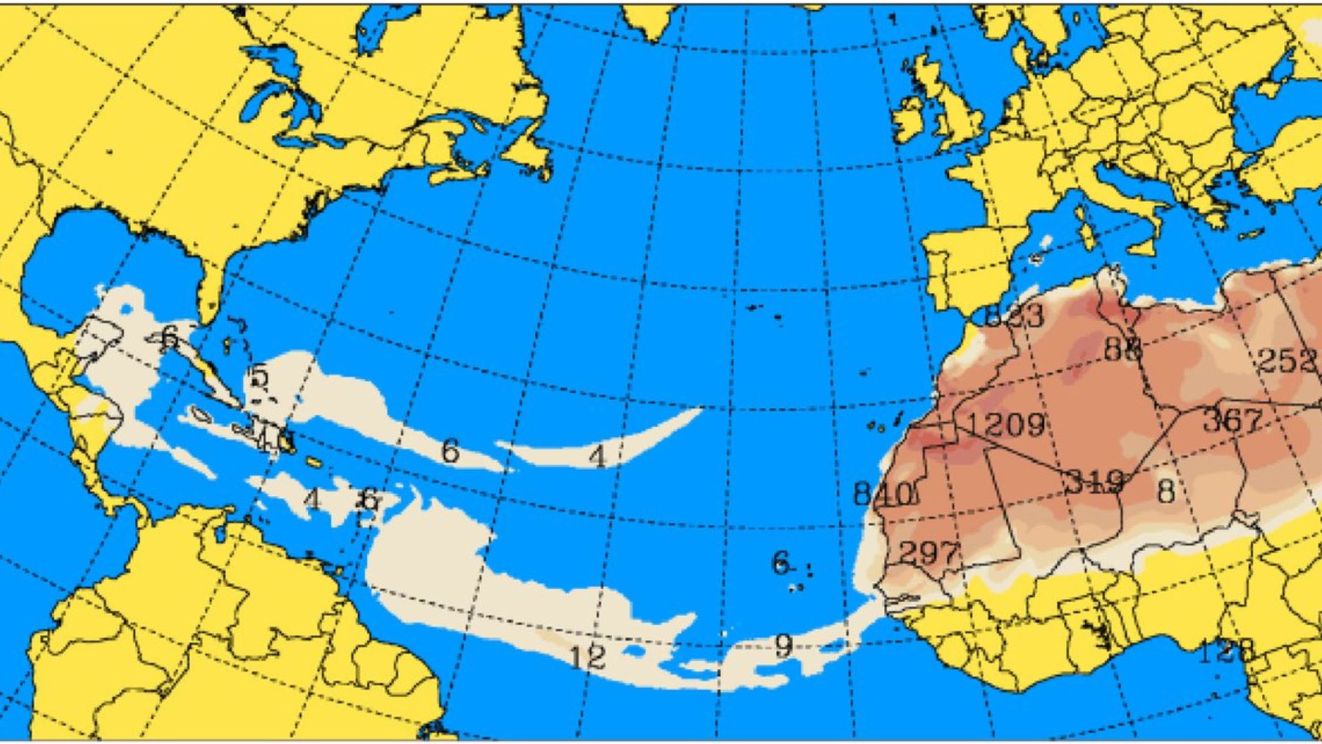 polvo del sahara en guatemala 13 de junio 2023