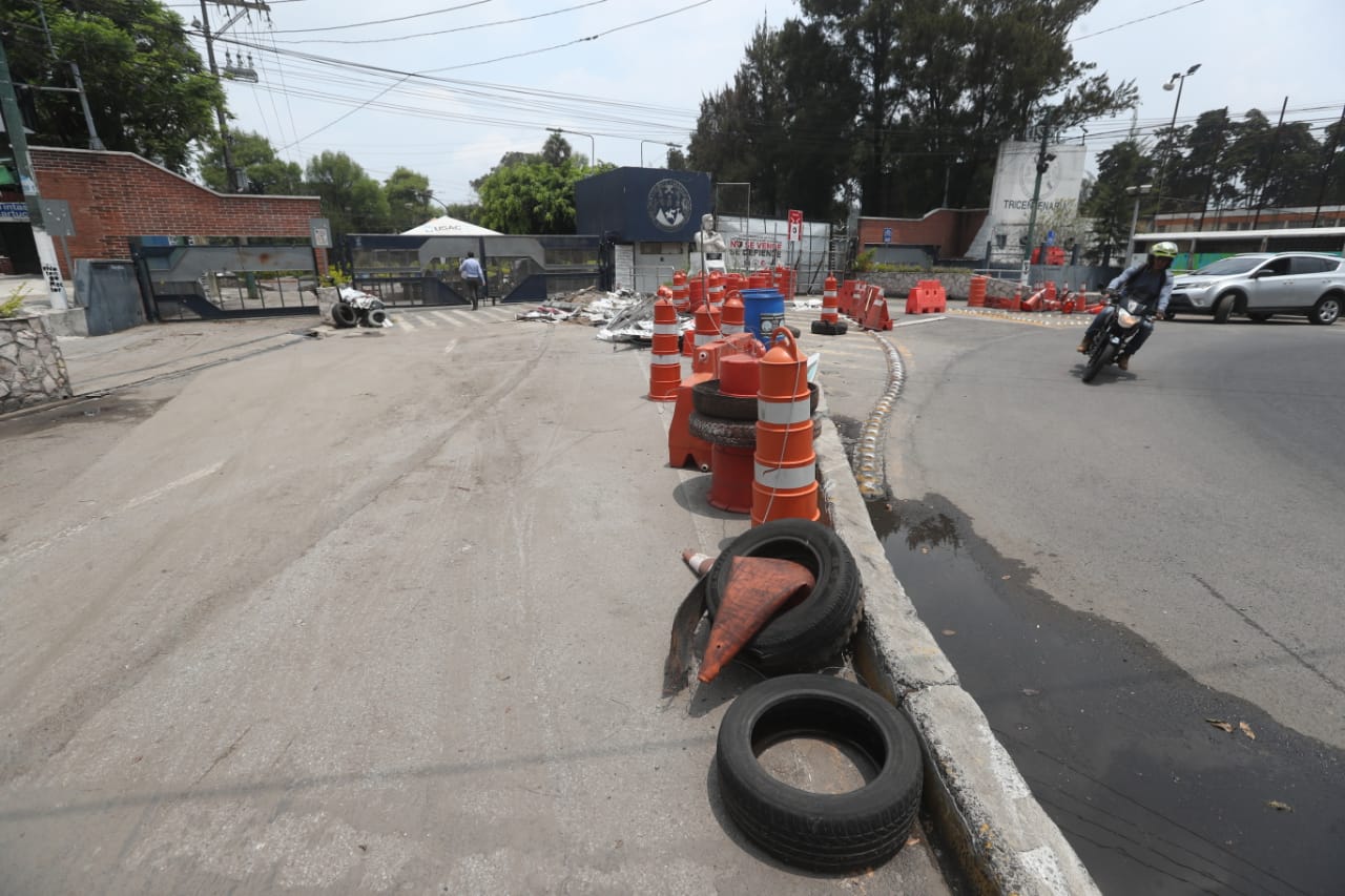 El ingreso a la Usac permanece cerrado un día después de la entrega de las instalaciones.'