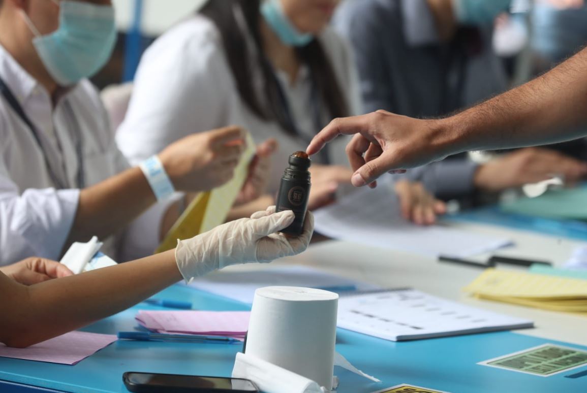 Votaciones en Guatemala el 25 de junio de 2023. (Foto Prensa Libre: Juan Diego González)