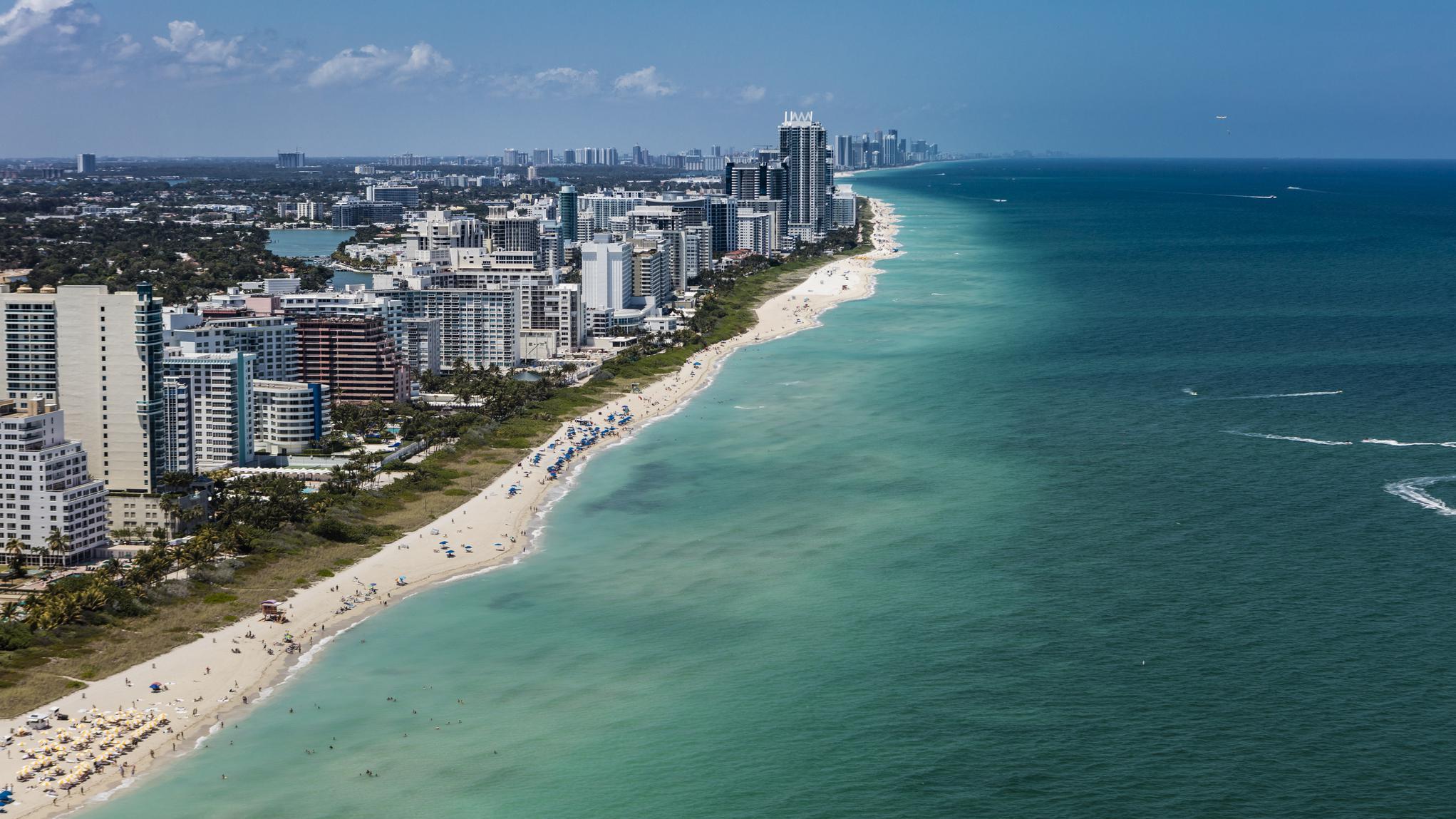 La temperatura de las aguas alrededor de Florida, en particular, han sido especialmente cálidas en junio.   Getty Images