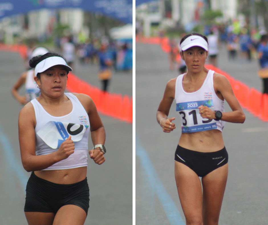 María Peinado y Maritza Poncio hicieron el 2-3 en marcha