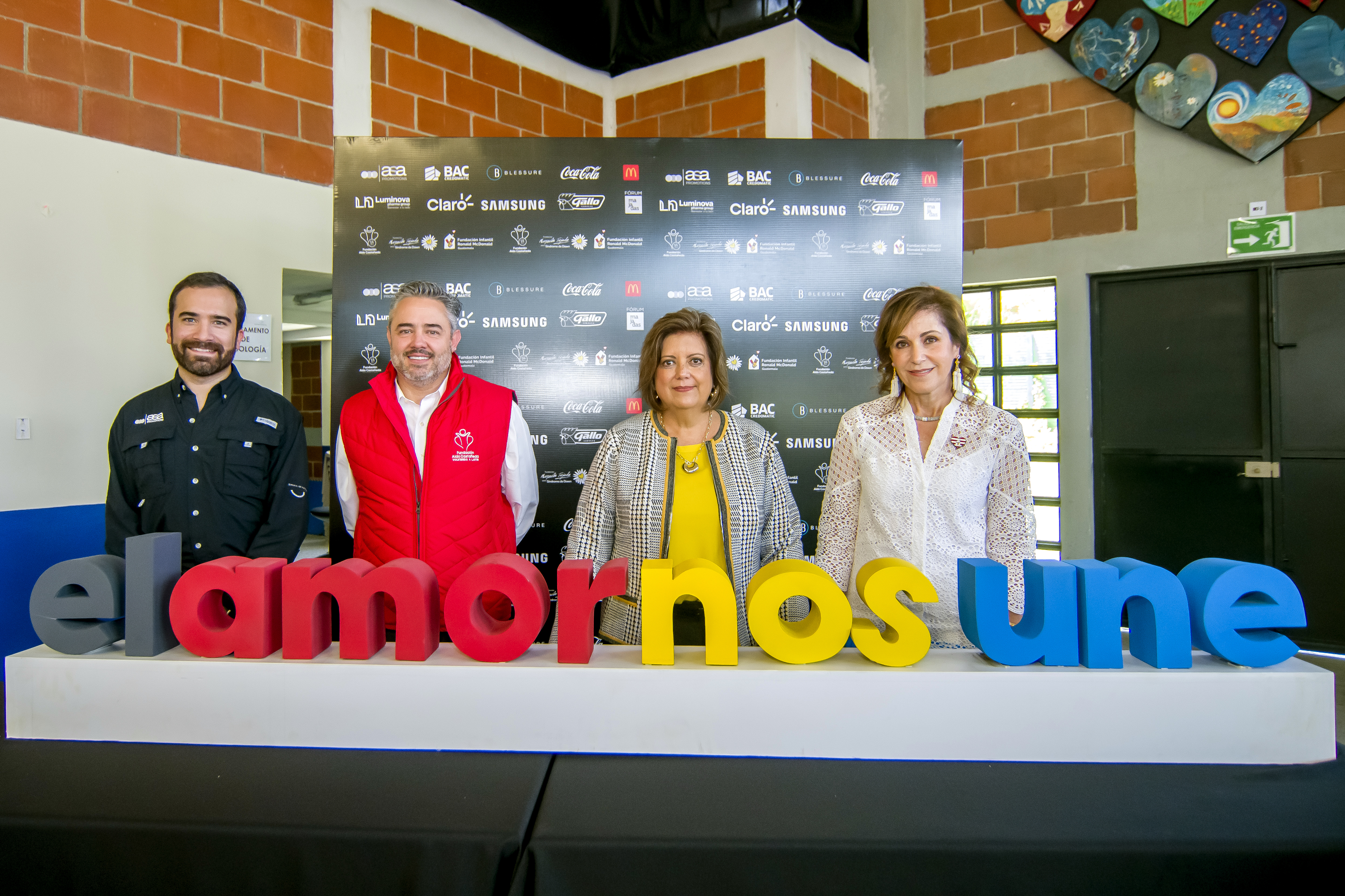 EI amor nos une, permite a estas tres fundaciones multiplicar el apoyo a esta noble causa. Foto Prensa Libre: Sergio Muñoz