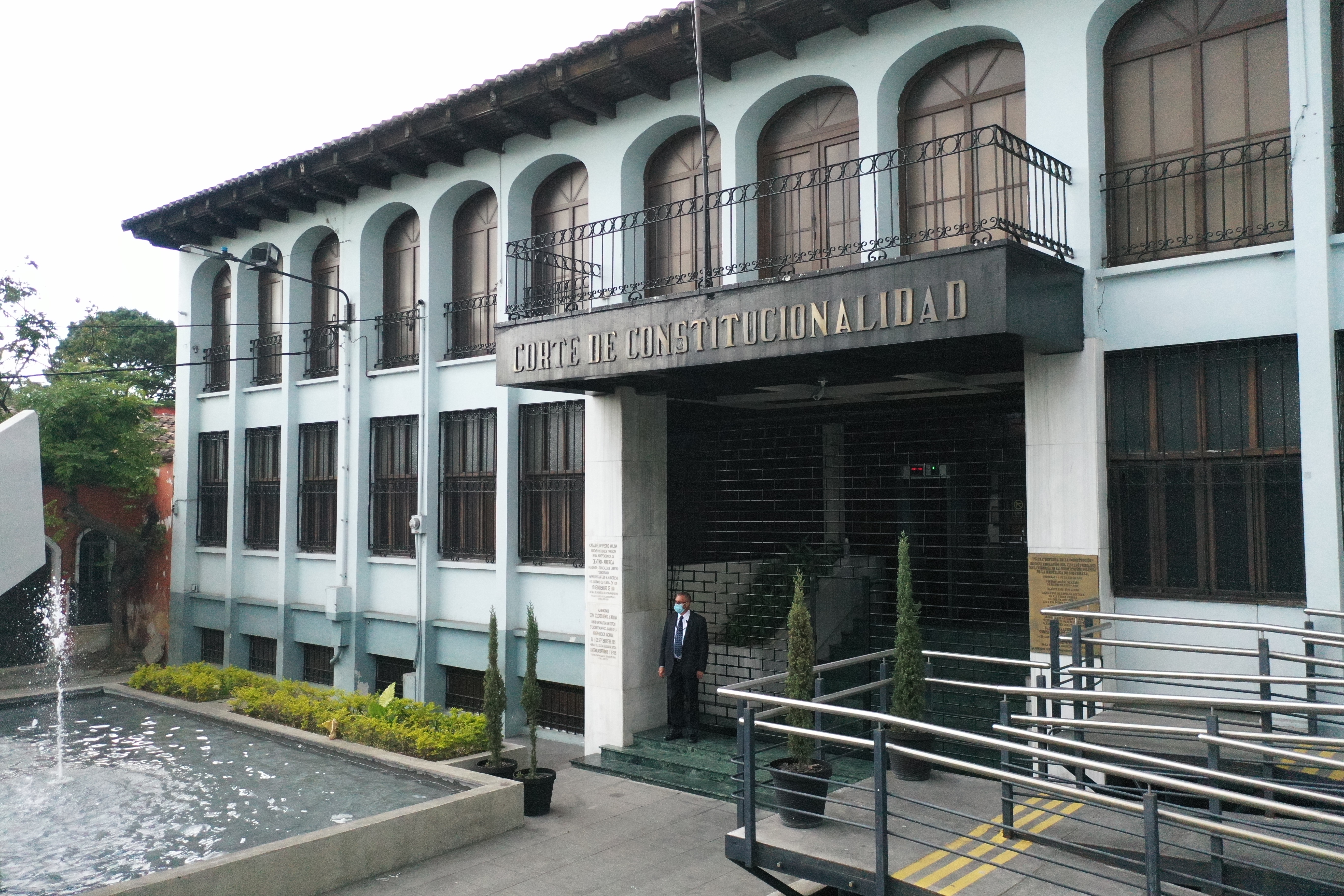 Fachada del edificio de la Corte de Constitucionalidad,  ubicado en la 11  avenida y 9 calle de la zona 1 de la Ciudad de Guatemala. (Foto Prensa Libre: Byron García)