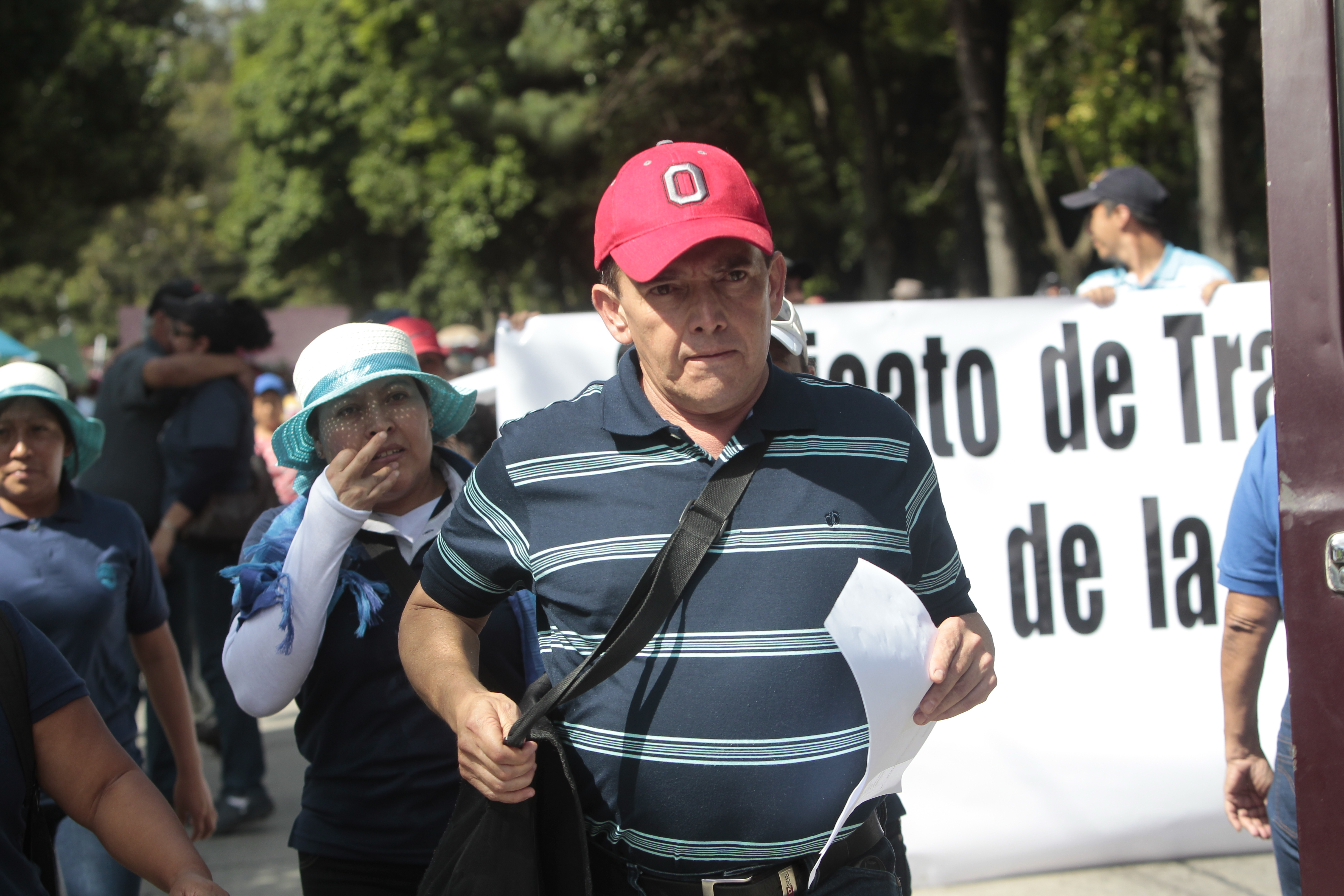 Joviel Acevedo, secretario general del STEG, ahora integra la Junta Directiva del Intecap. (Foto: Hemeroteca PL)
