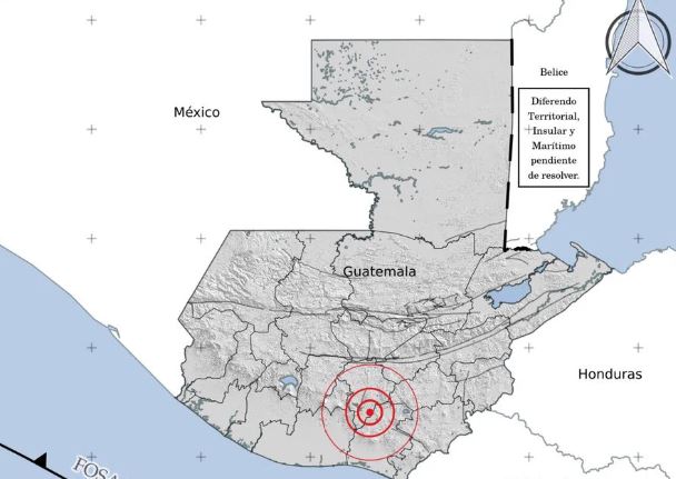 Temblor en Guatemala