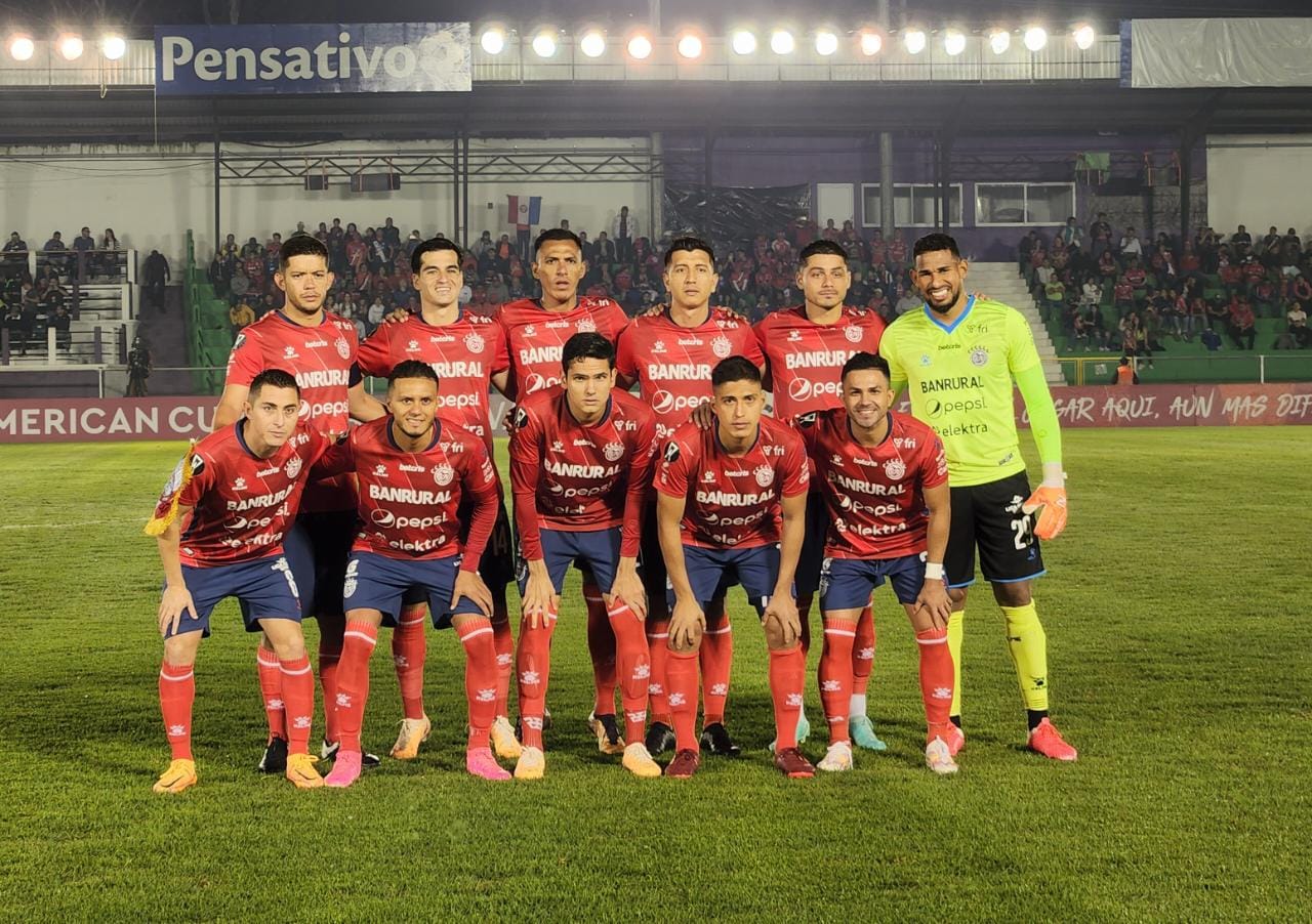 Xelajú MC durante un juego de Copa Centroamericana