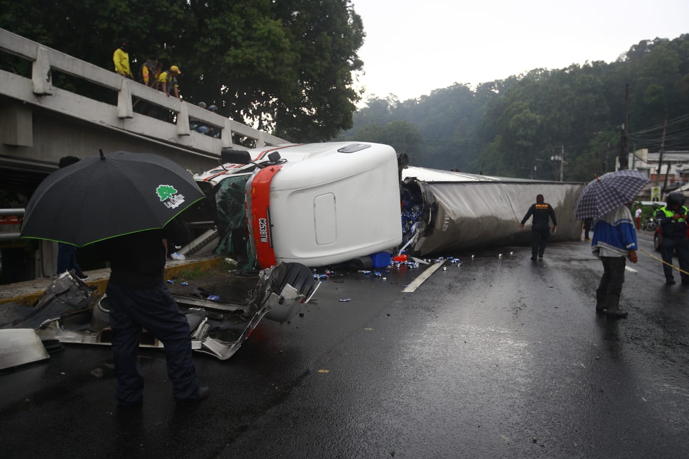 Accidente en la cueta Villalobos'