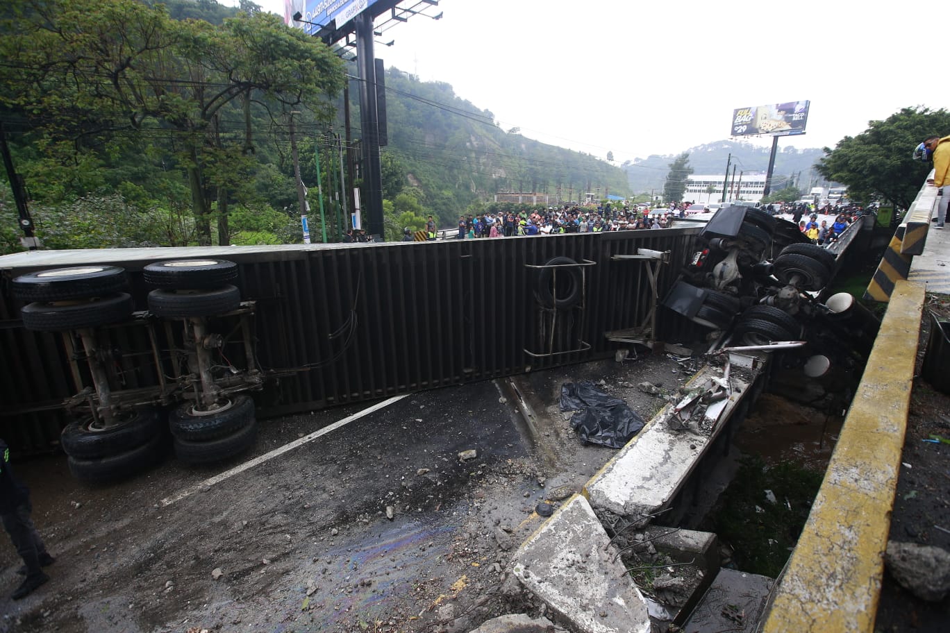 Accidente en la cueta Villalobos'