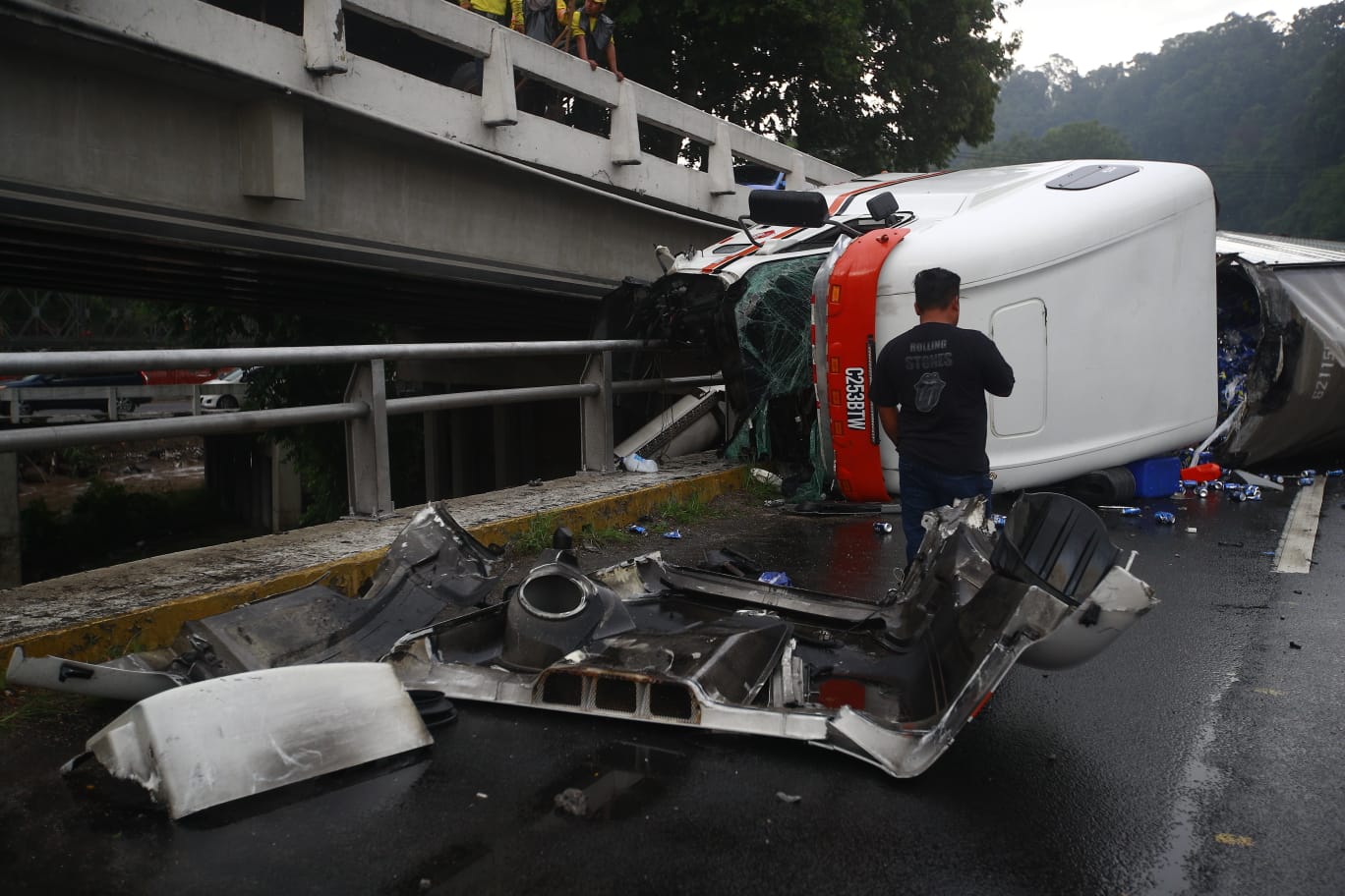 Accidente en la cueta Villalobos'