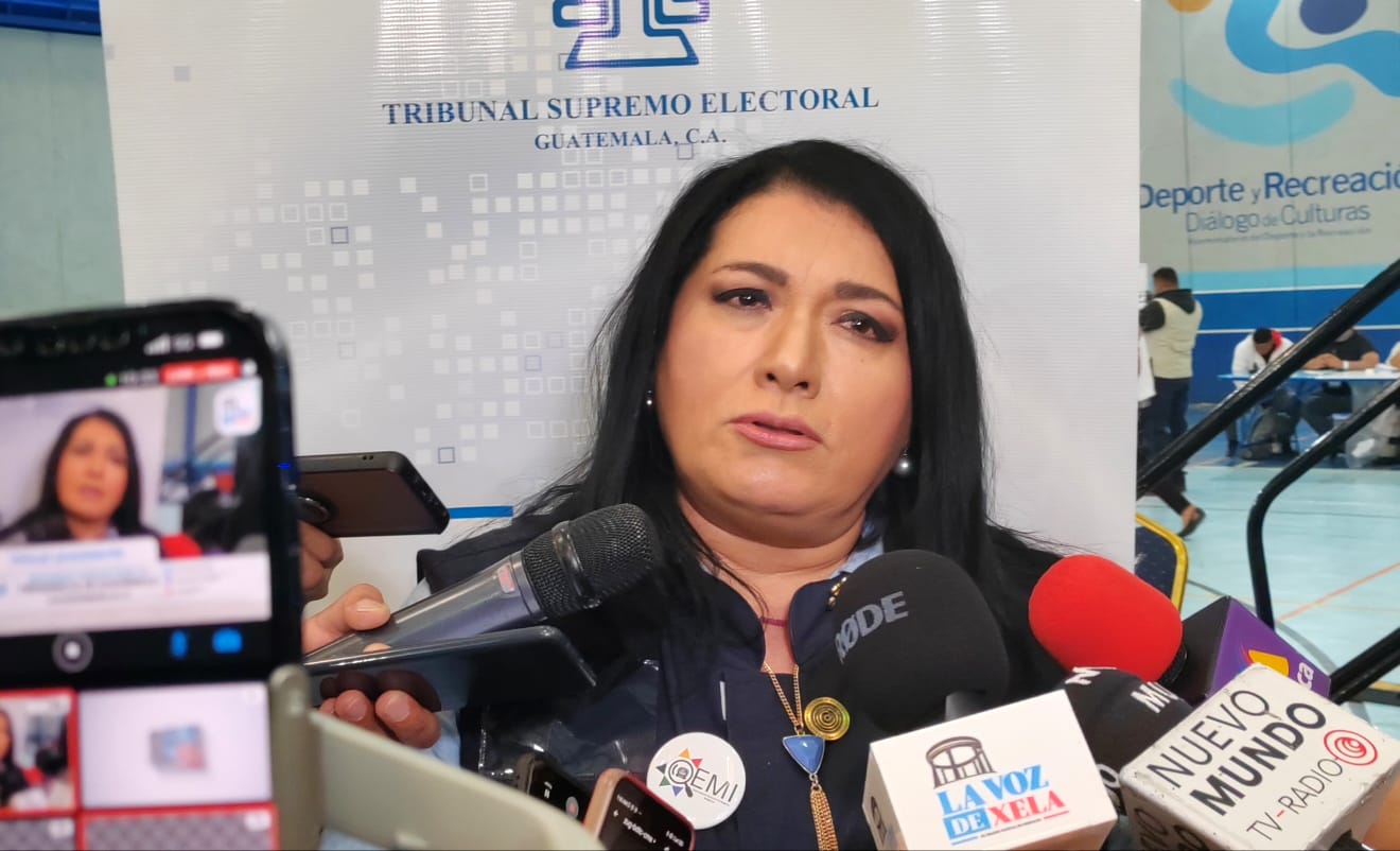 Blanca Alfaro, magistrada del TSE. (Foto Prensa Libre: Élmer Vargas)