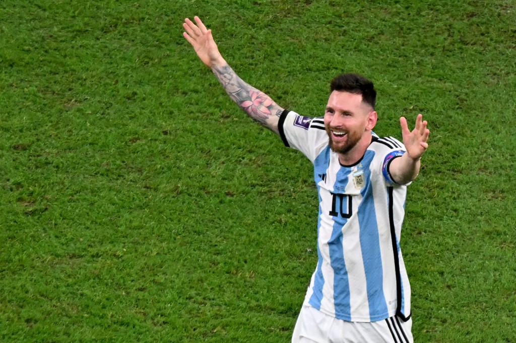 Lionel Messi con Argentina