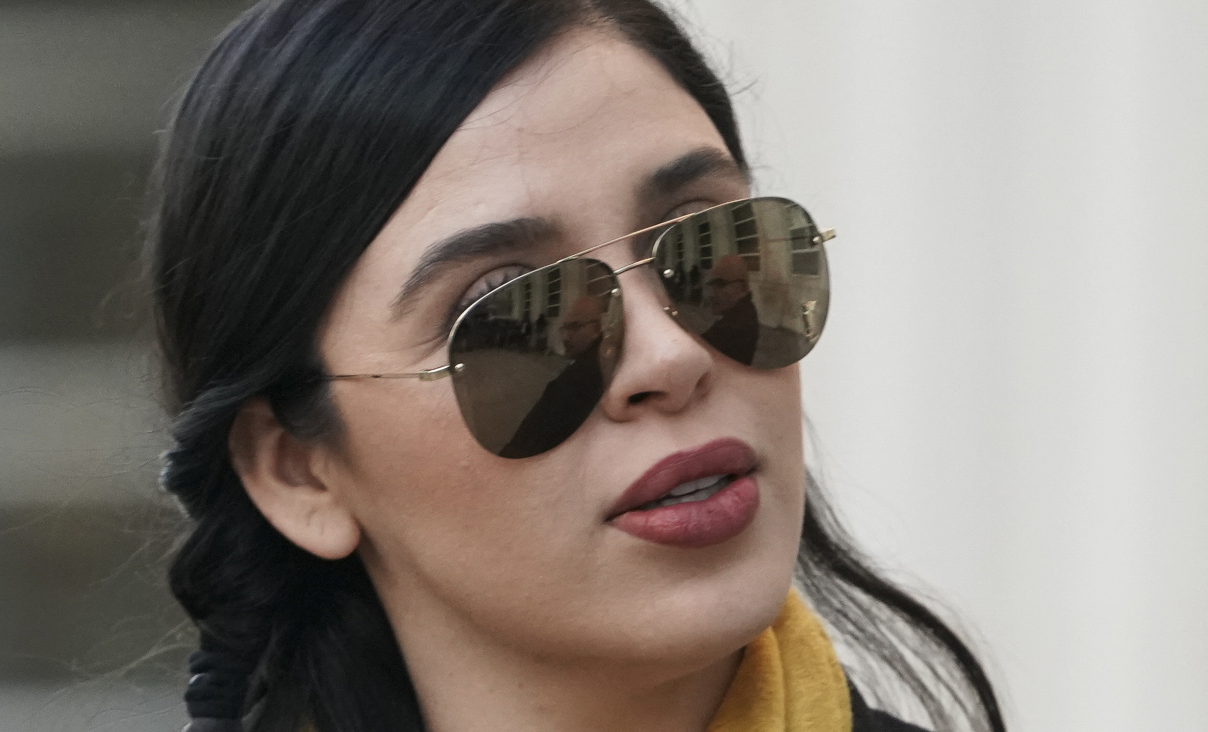 Emma Coronel, esposa del "Chapo" Guzmán, debutó como modelo luego de salir de prisión. (Foto Prensa Libre: Don EMMERT / AFP)