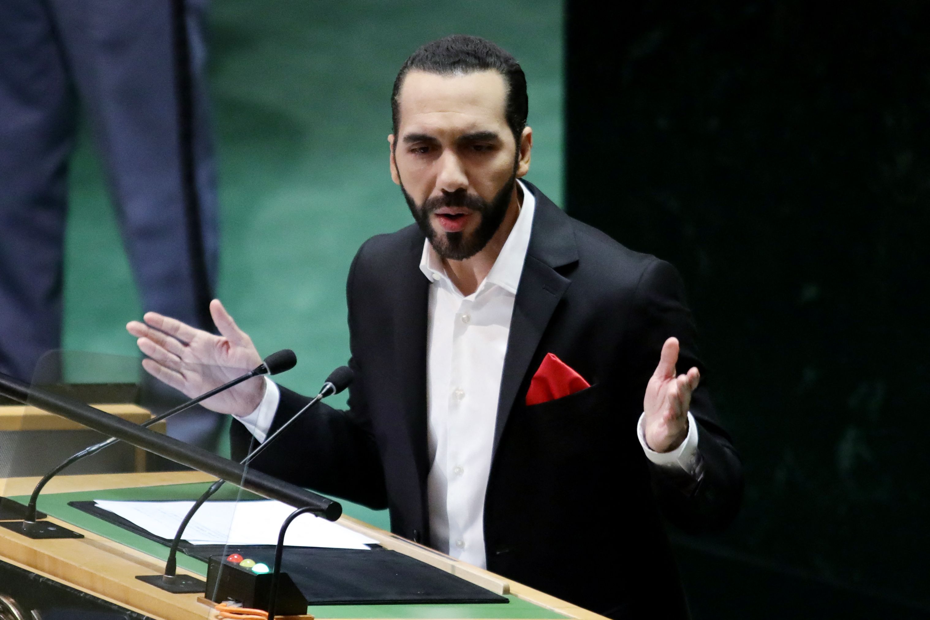 Bukele en la Asamblea General de la ONU