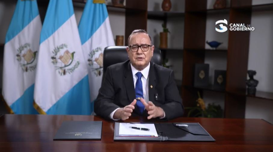 Alejandro Giammattei presidente de Guatemala.