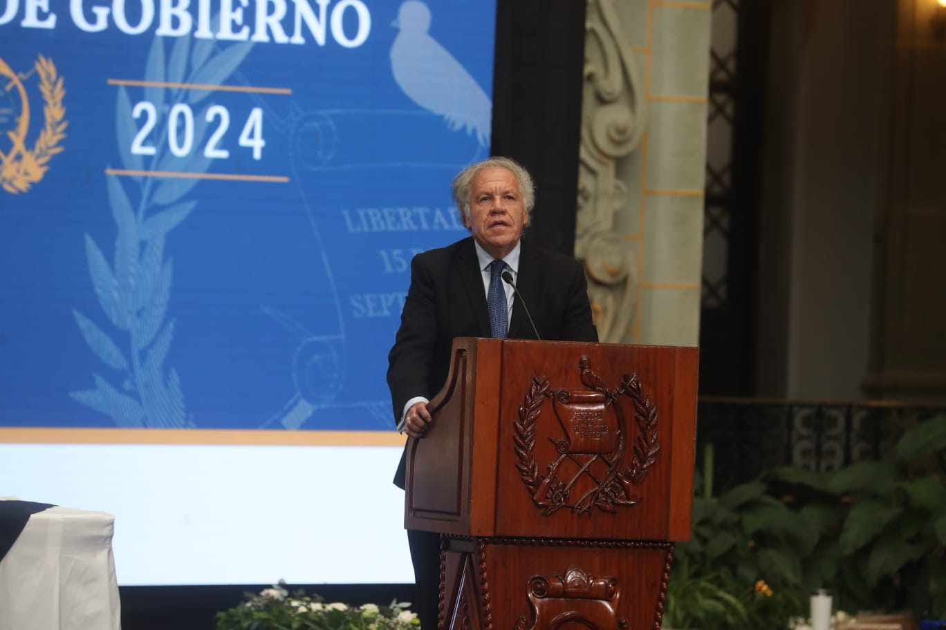 Luis Almagro, Secretario General de la OEA quien estuvo hace algunos días en el país presentará el informe de su misión. (Foto Prensa Libre: Hemeroteca PL)   