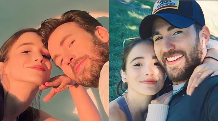 Chris Evans y Alba Baptista