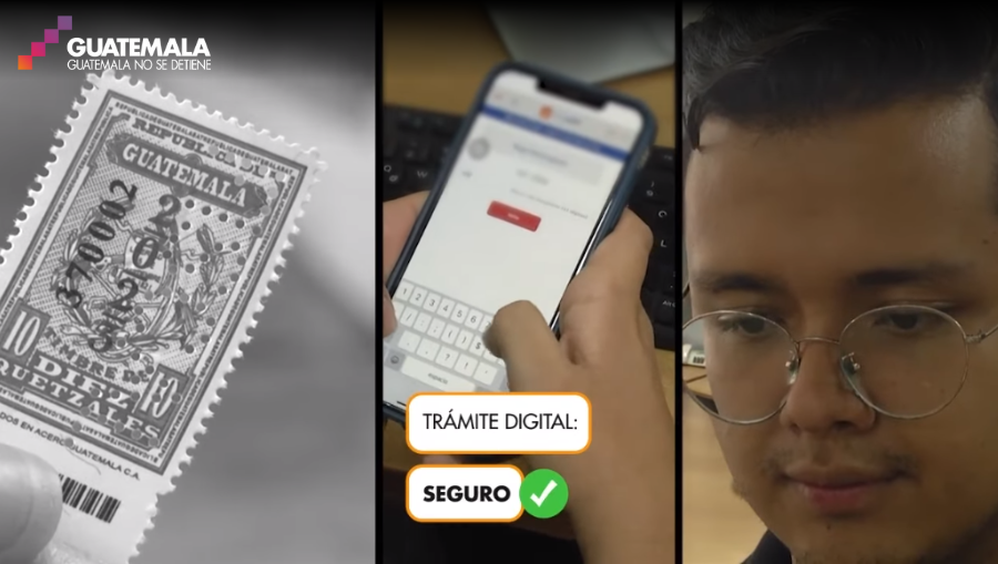 El trámite de Timbres Fiscales es uno de los que sí puede realizarse de manera digital actualmente. (Foto Prensa Libre: Captura de Pantalla)