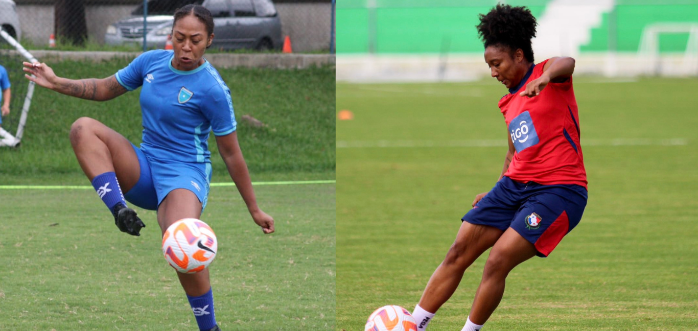 Guatemala y Panamá buscarán asegurar uno de los boletos a la Copa Oro. (Foto Prensa Libre: Fedefut y Fepafut)