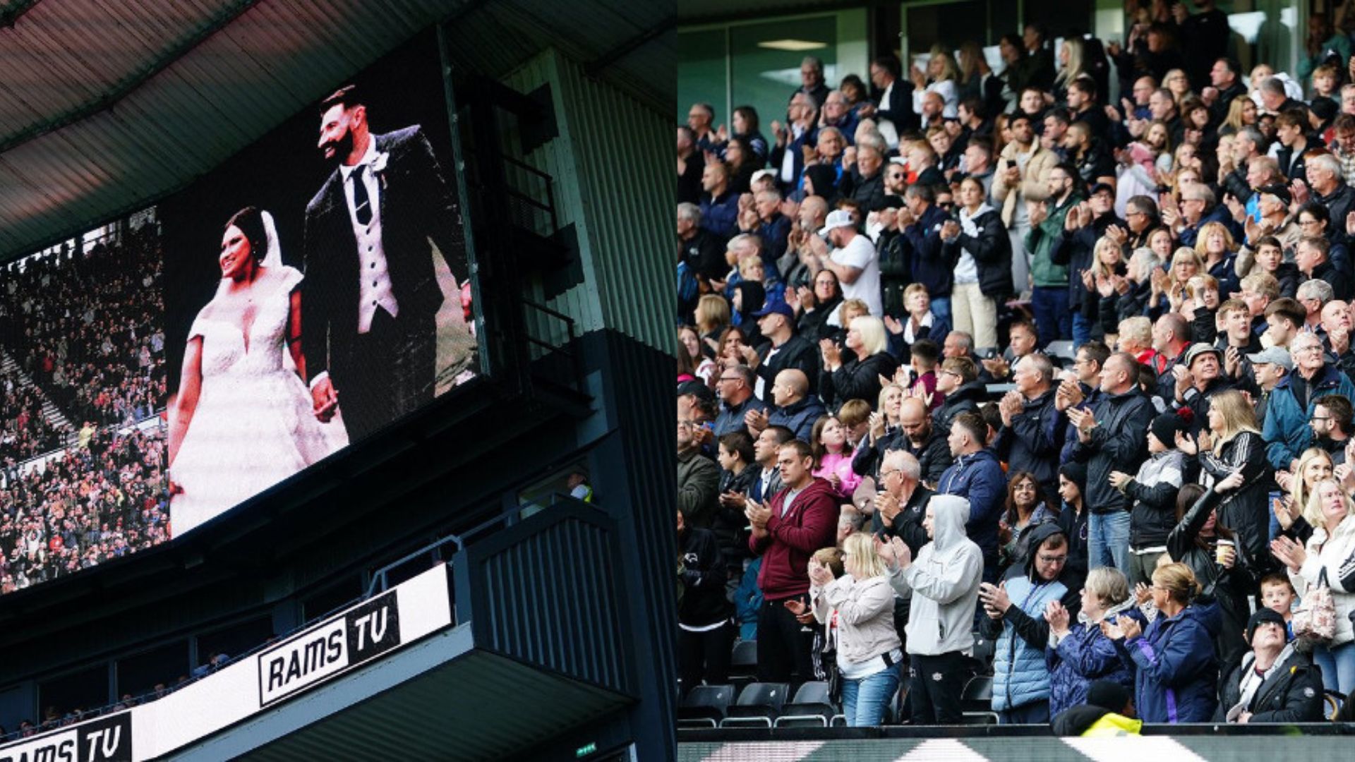 El portero del Derby County, Joshua Vickers, perdió a su esposa Laura contra el cáncer solo tres meses después de su casamiento. (Foto Prensa Libre: Derby County)