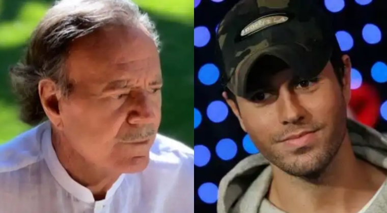 Julio Iglesias y Enrique Iglesias