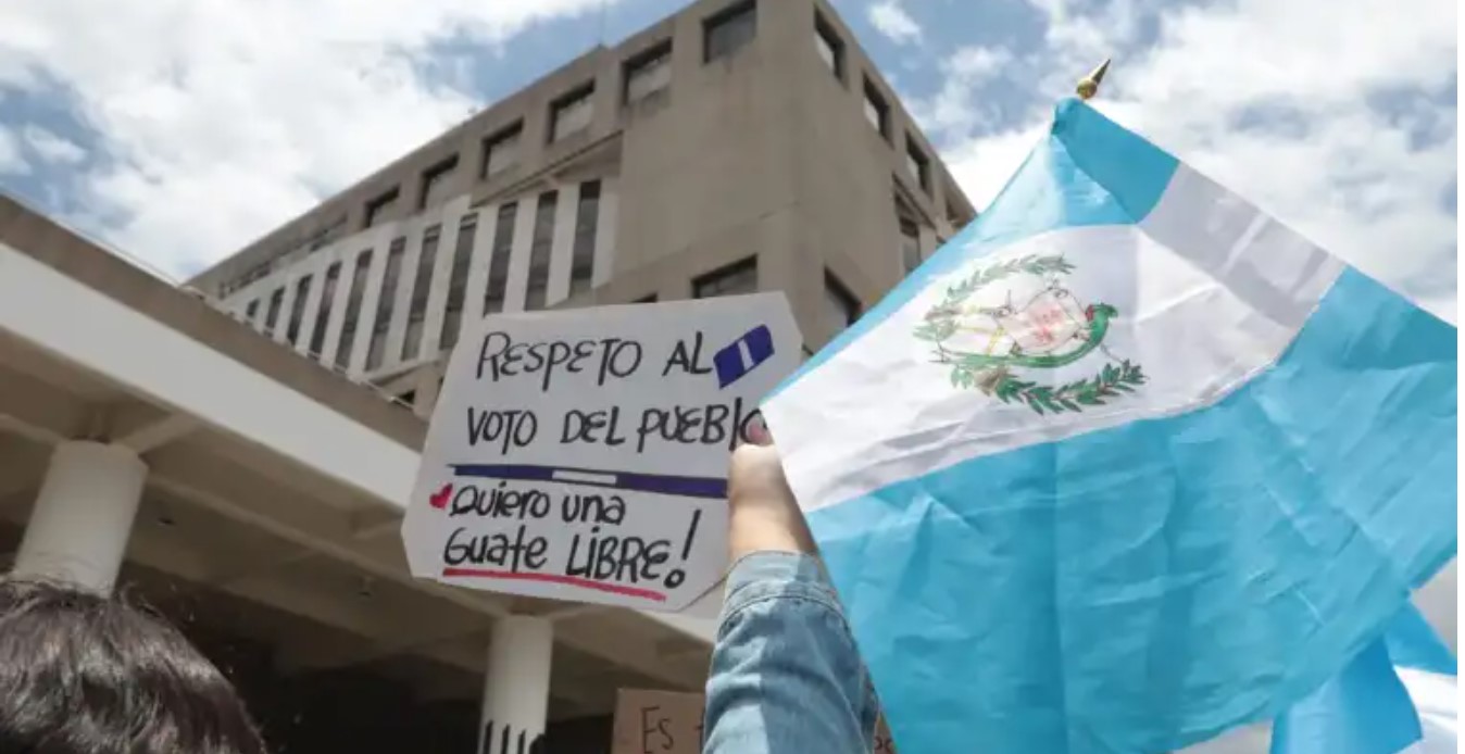 MP asegura que hay una campaña de desinformación respecto de un golpe de Estado en curso. (Foto Prensa Libre: Carmina Montúfar)