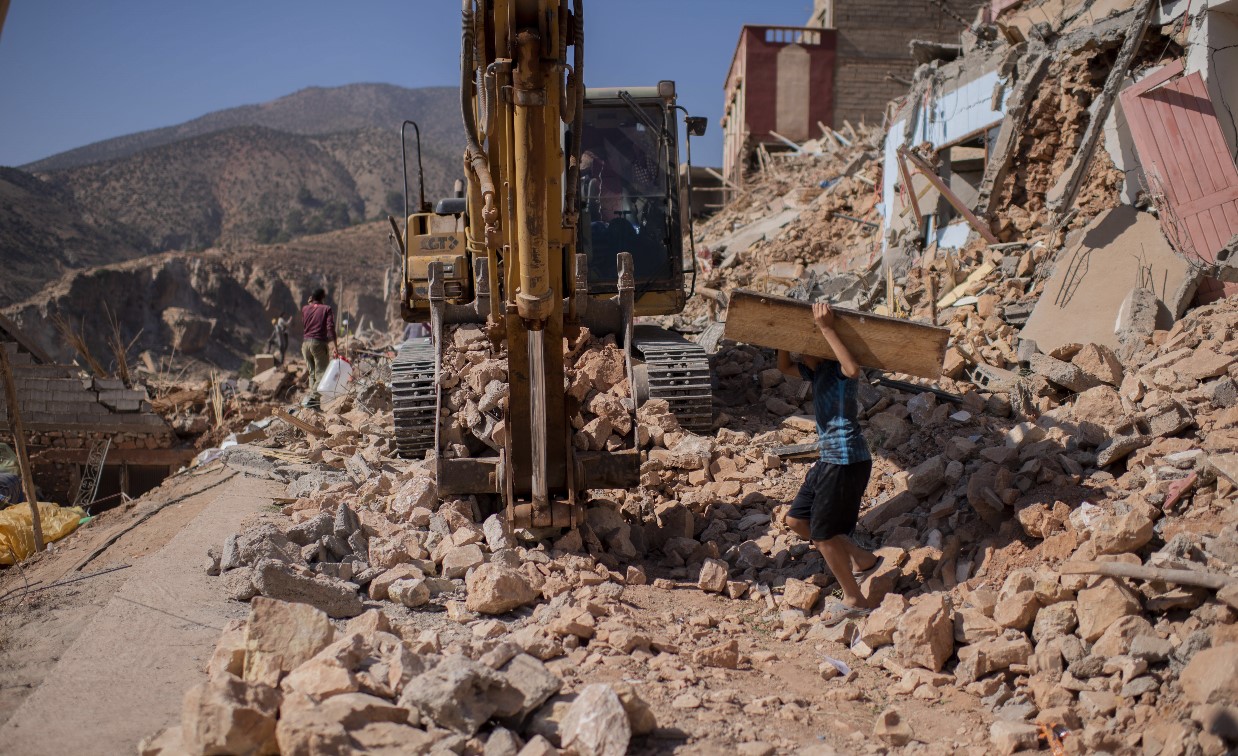 El terremoto en Marruecos causó devastación. (Foto Prensa Libre: EFE)