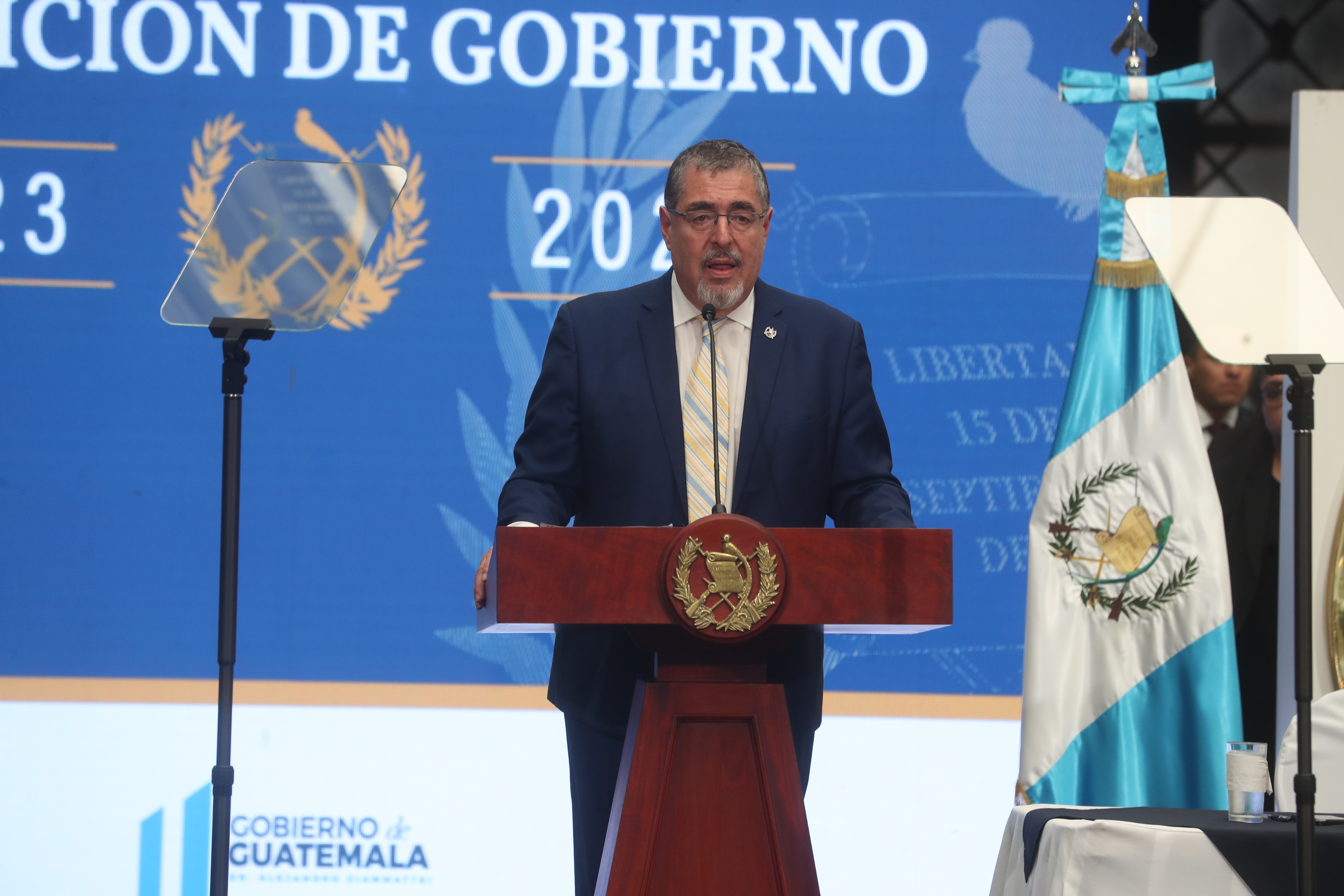 El proceso de transición avanza en un contexto de confrontaciones entre Giammattei y Arévalo derivado de las protestas y bloqueos. (Foto Prensa Libre: Juan Diego Gonzáles)