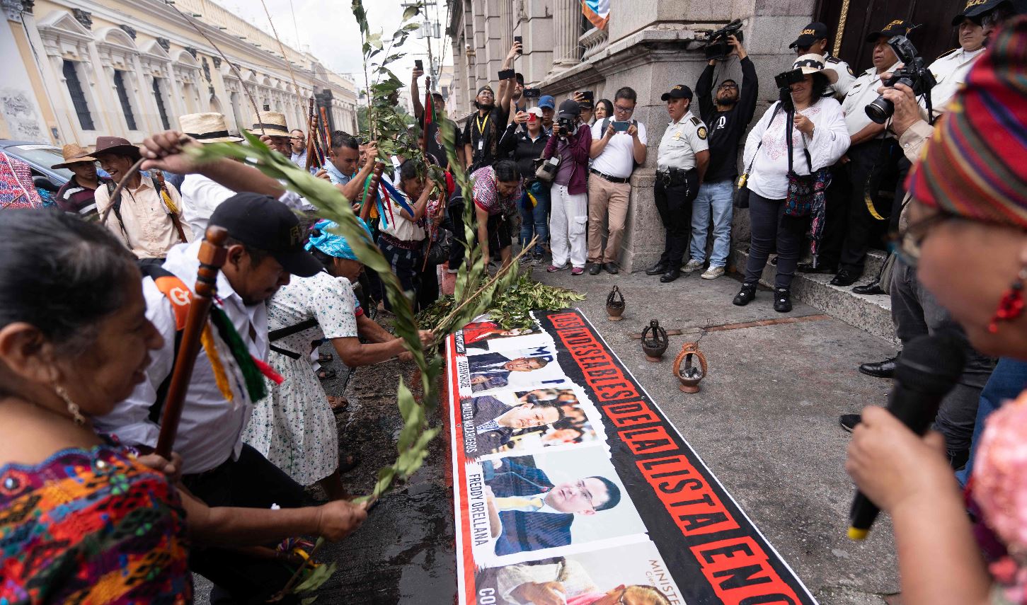 PROTESTA DE INDÍGENAS EN GUATEMALA