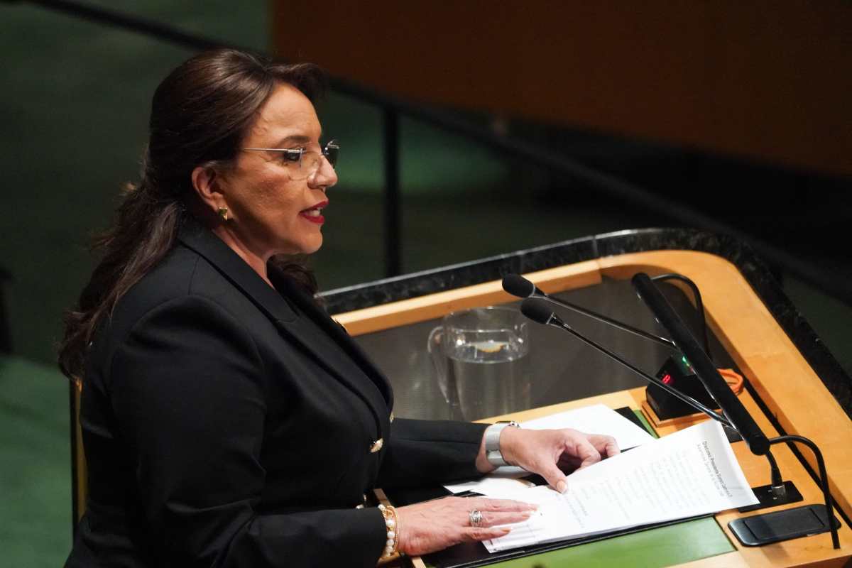 Presidenta de Honduras, Xiomara Castro, en asamblea general de la ONU