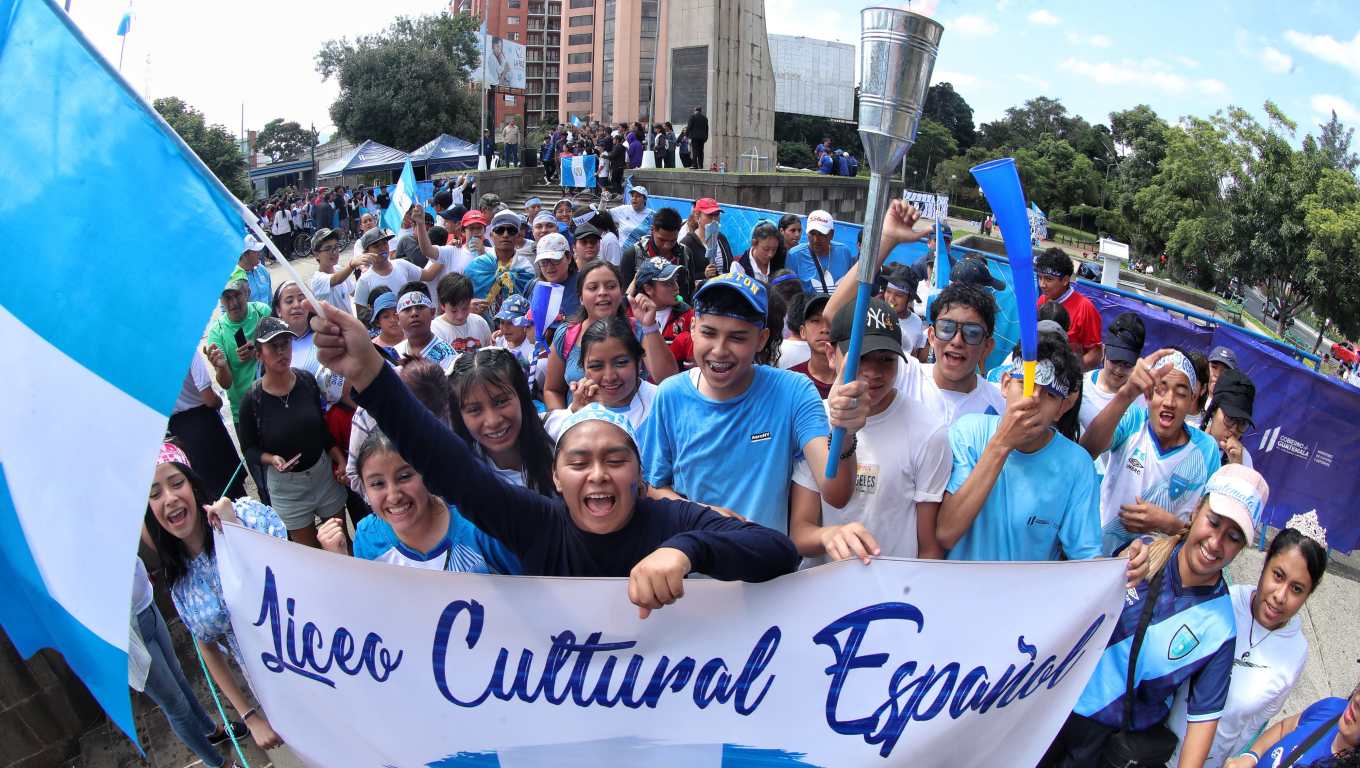 Antorchas por la independencia de Guatemala. 14 de septiembre
