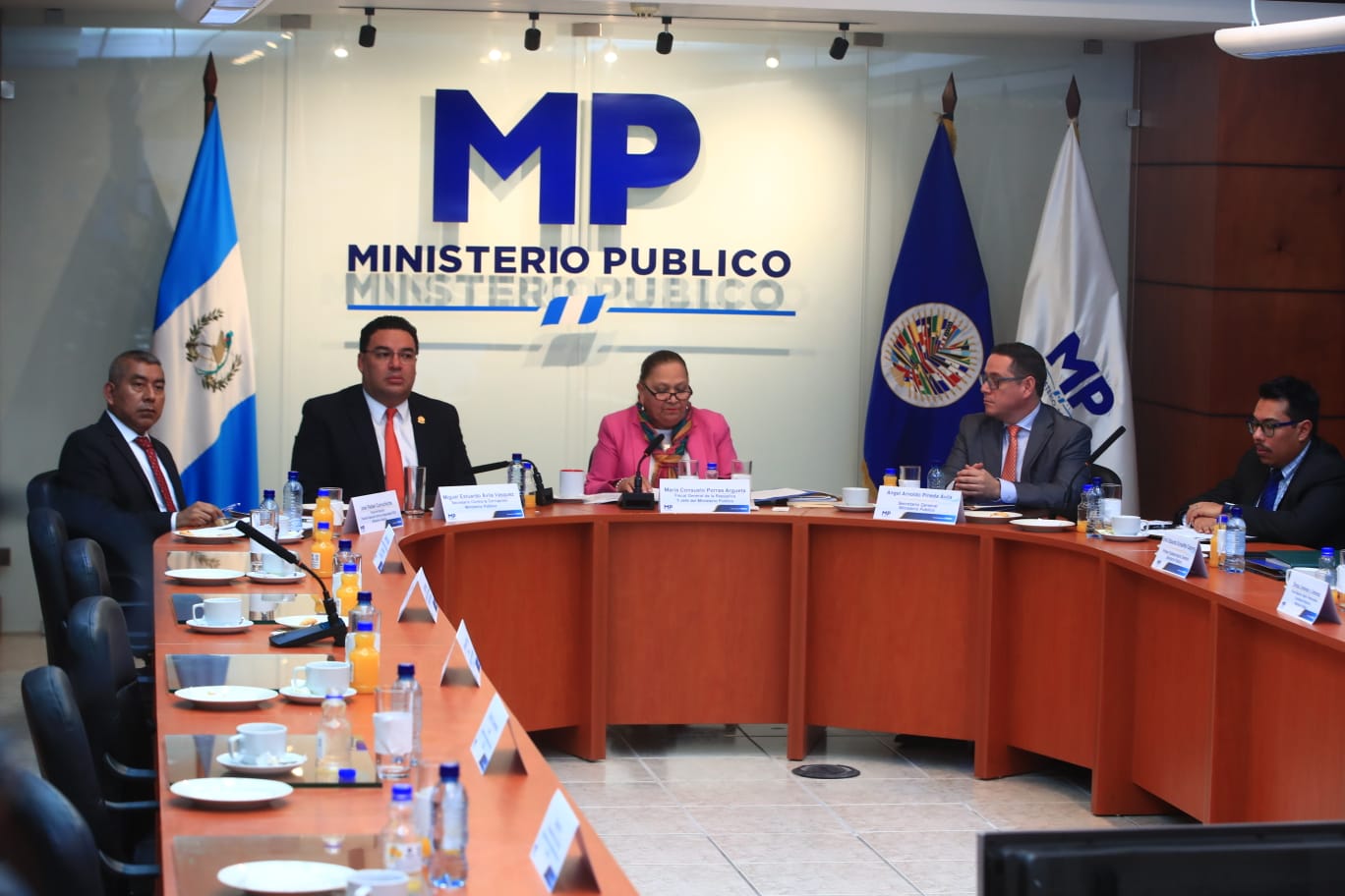 Consuelo Porras, fiscal general y jefa del MP, durante una conferencia de prensa. (Foto Prensa Libre: María José Bonilla)